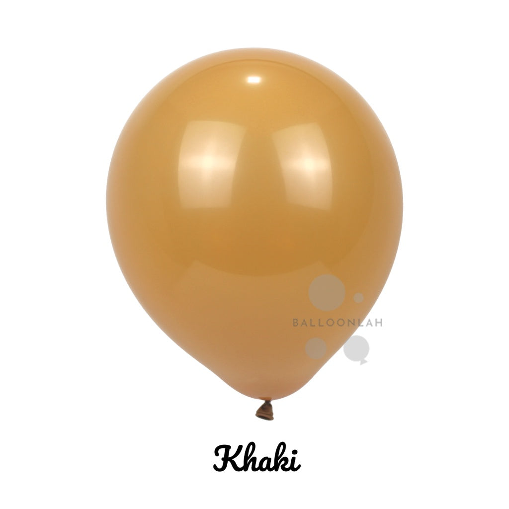 10" Retro Vintage Colour Helium Latex Balloon Matte [READY STOCK IN SG]