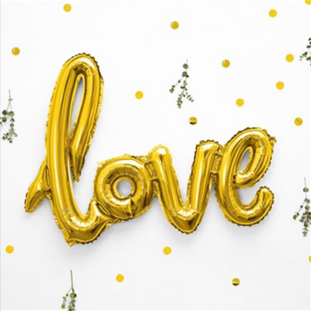 💖 LOVE 40-inch Letter Balloon Love Script Balloons [READY STOCK IN SG]