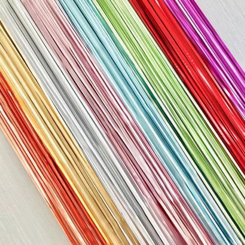 Tinsel Party Backdrop Premium Matte Finishing [READY STOCK IN SG]