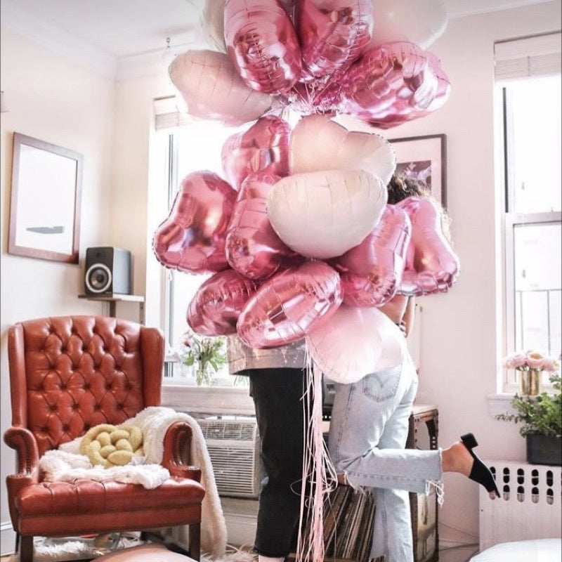 ❤️ 18-inch HEART Foil Balloons Love Wedding Proposal Decoration [Ready Stock in SG]