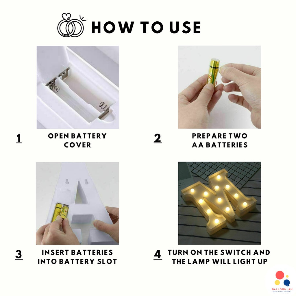 ❤️ MARRY ME Letter Lights Proposal Decoration Wedding [READY STOCK IN SG]
