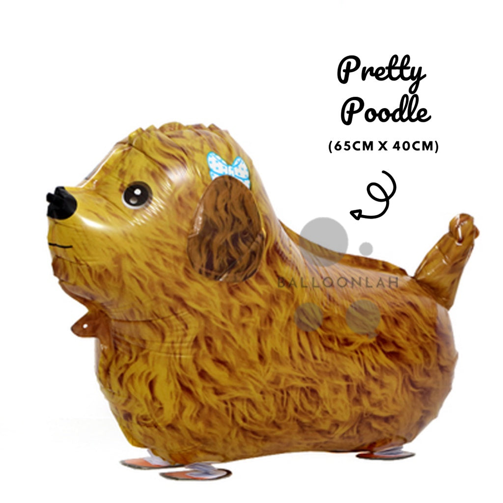 Walking Animal Balloon Walking Pet Helium Balloon Foil [READY STOCK IN SG]