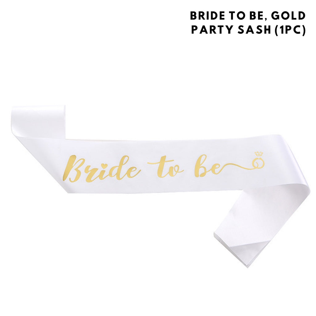 💍🌟 BRIDE TO BE Gold Essentials Hen's Night [READY STOCK IN SG]