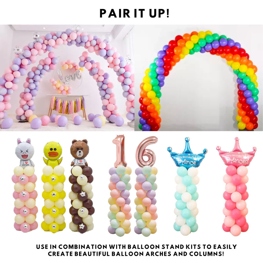 25PCS Balloon Buckle Arch Stand Connectors Clip Ring Buckle Birthday Decoration [READY STOCK IN SG]