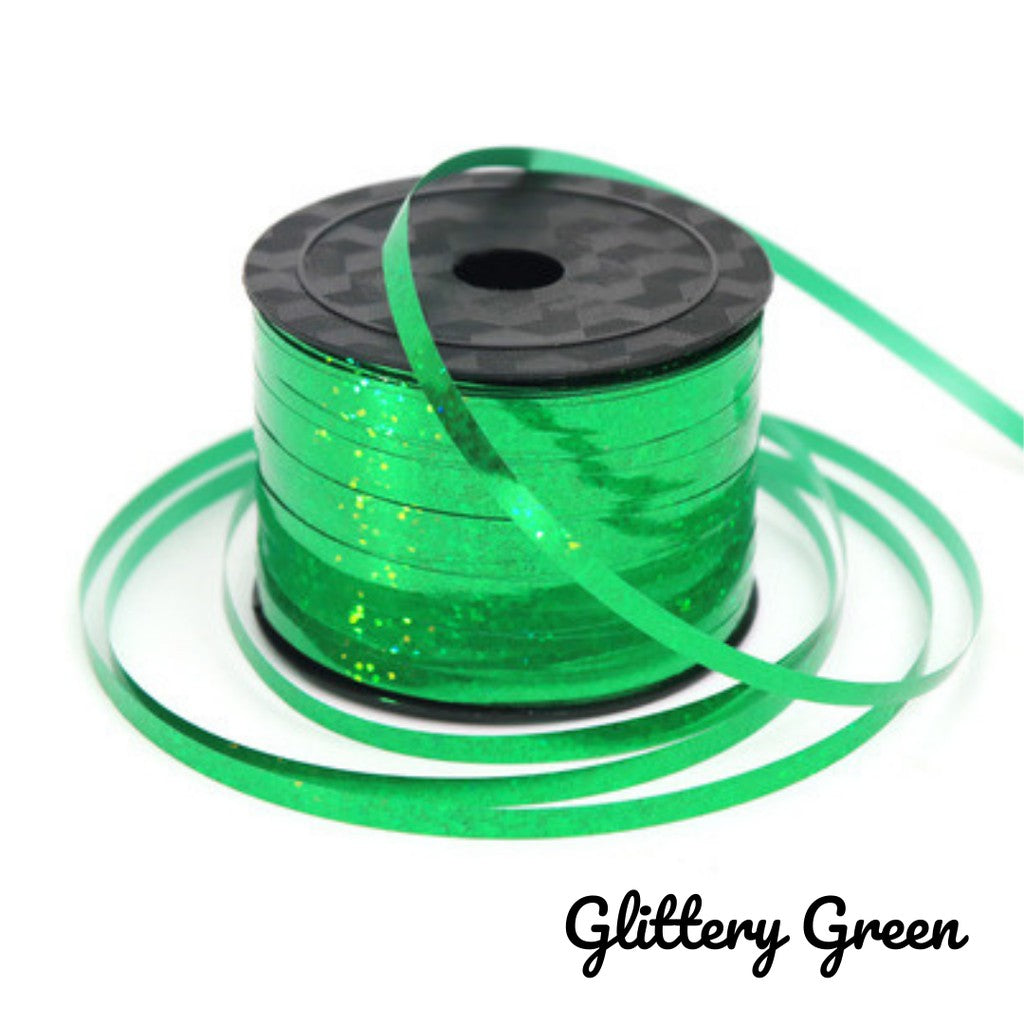 75m Glittery Ribbon Roll Helium Balloon Curling String [READY STOCK IN SG]
