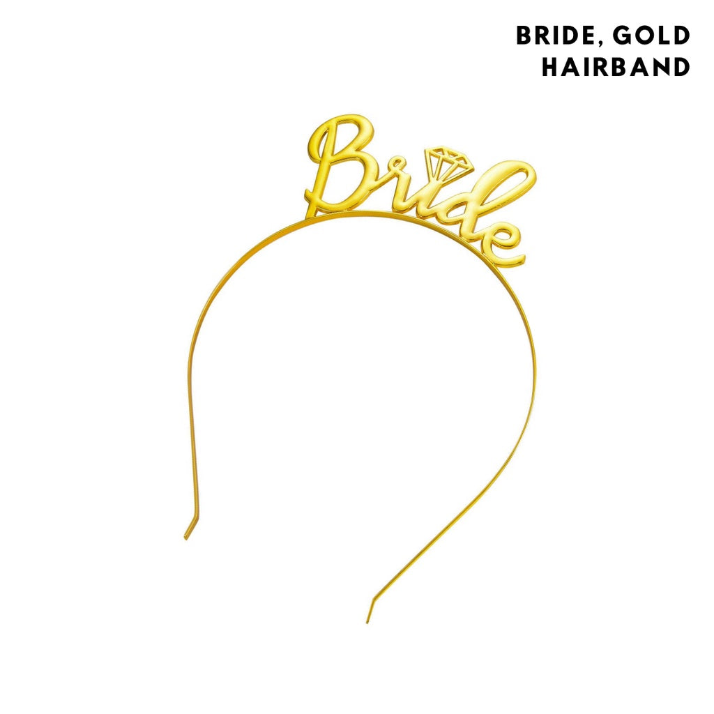 💍🌟 BRIDE TO BE Gold Essentials Hen's Night [READY STOCK IN SG]