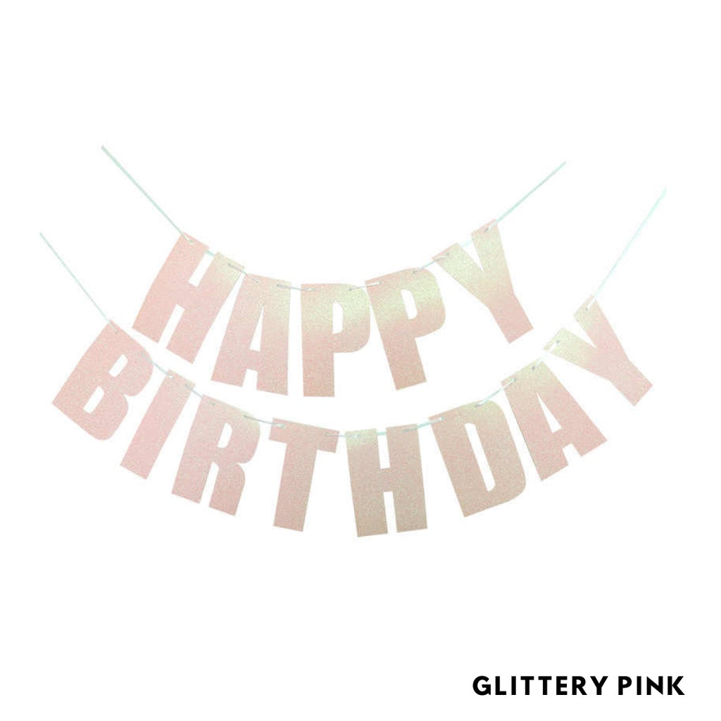Happy Birthday Bold Party Banner [READY STOCK IN SG]
