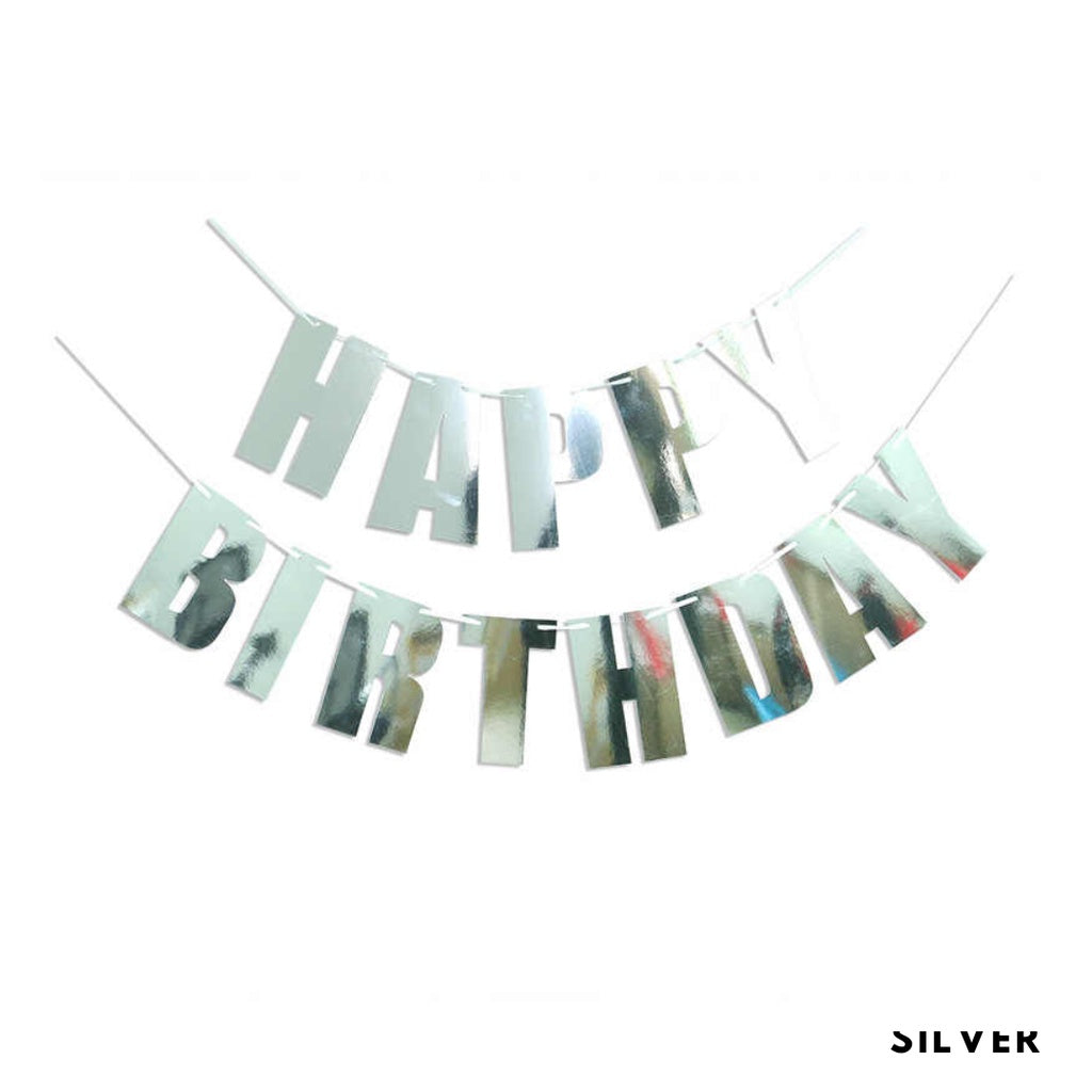 Happy Birthday Bold Party Banner [READY STOCK IN SG]