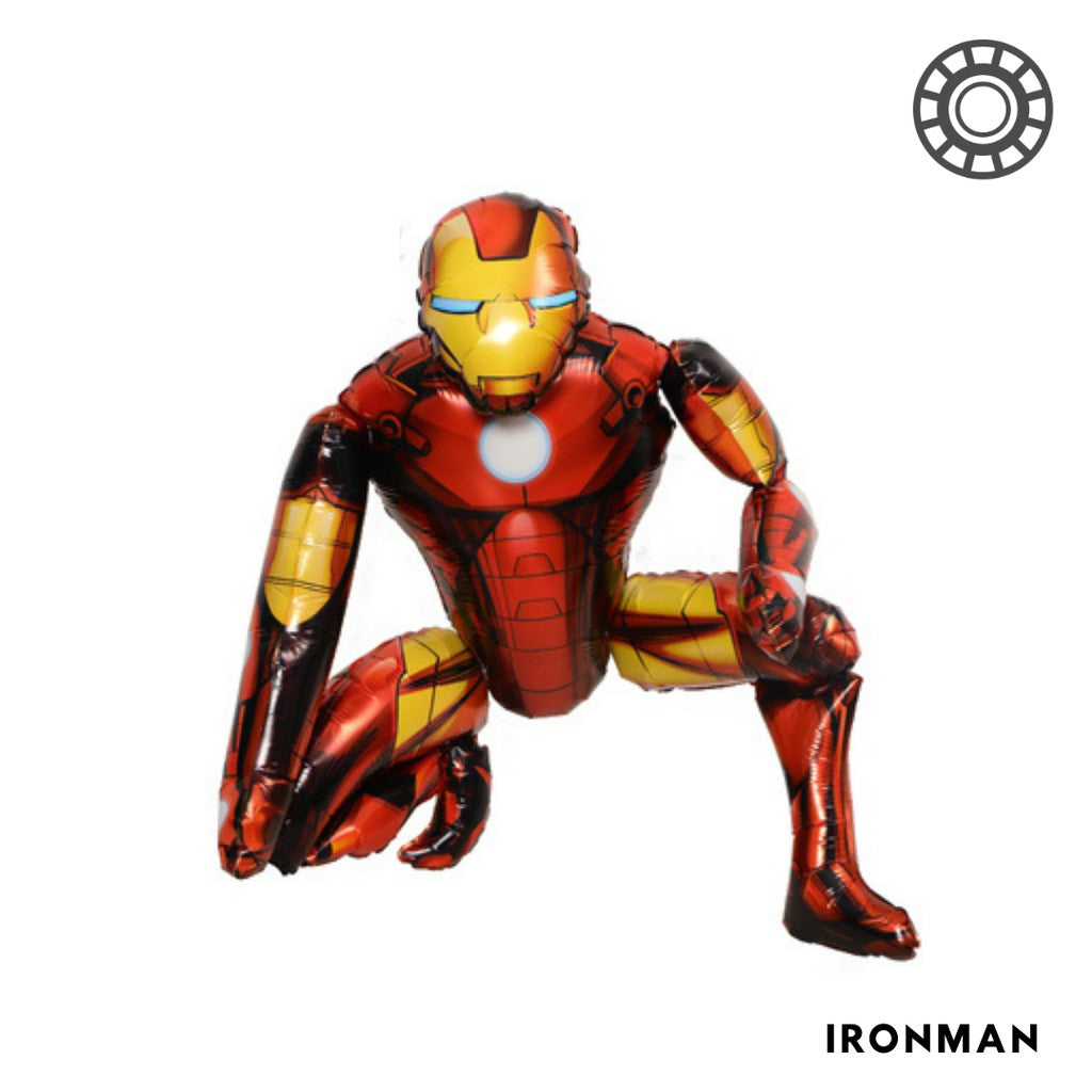 Superhero Balloon Spiderman Airwalker Batman Aiwalker Ironman Airwalker [READY STOCK IN SG]