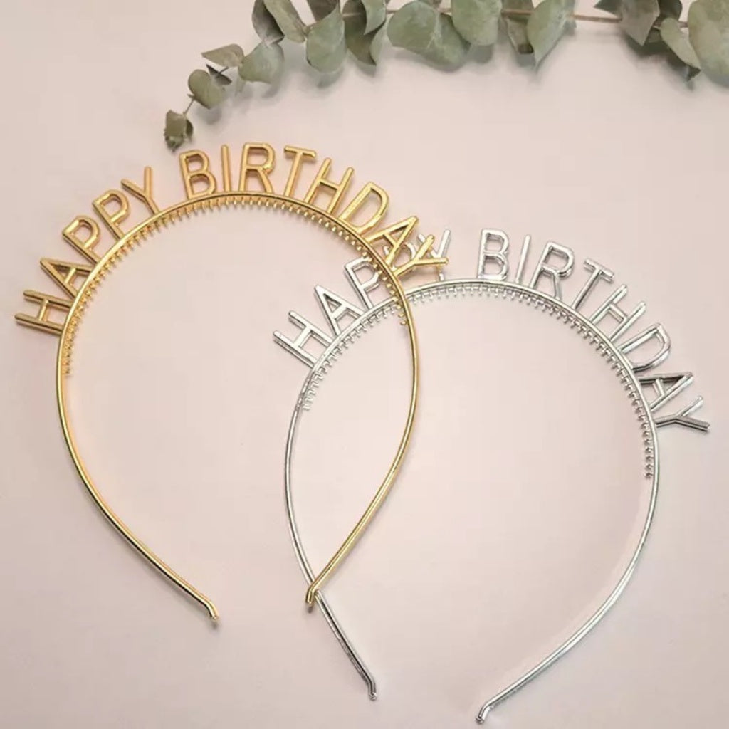 Birthday Hairband Party Hairband Headband [READY STOCK IN SG]