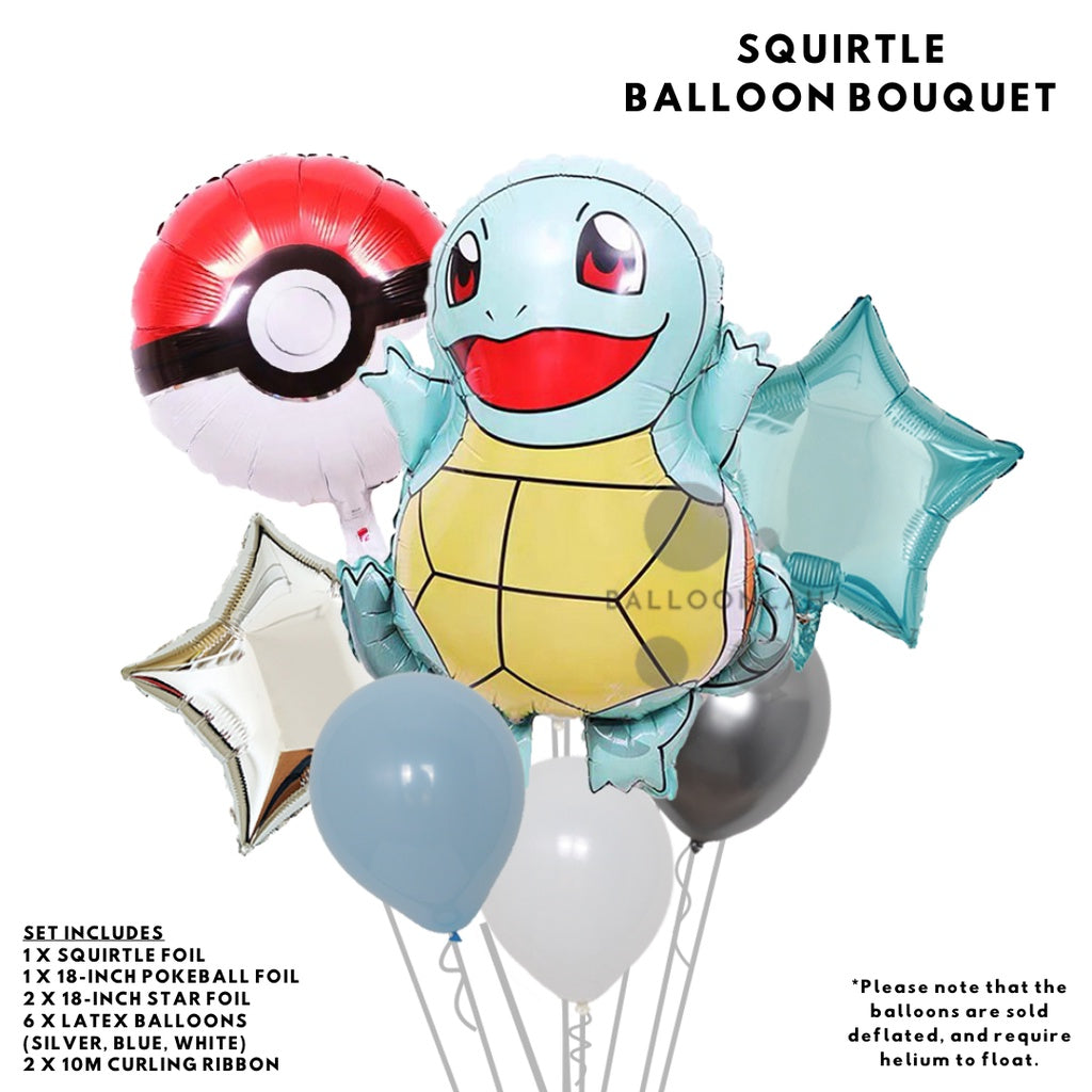 POKÉMON Cartoon Foil and Latex Balloon Pokemon Birthday Set [READY STOCK IN SG]