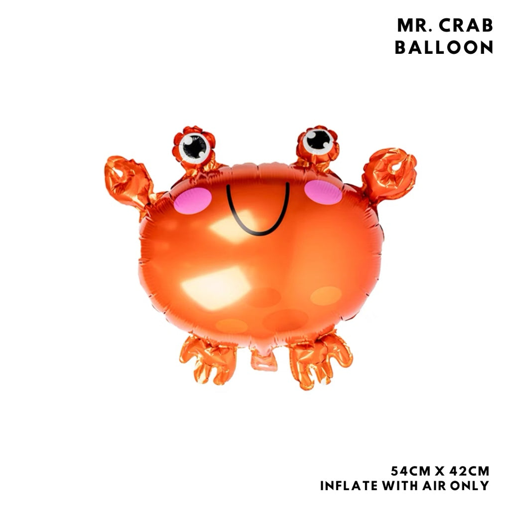 SEA CREATURE Octopus Fish Foil Balloon Garland Birthday Decoration Sea Creatures [READY STOCK IN SG]