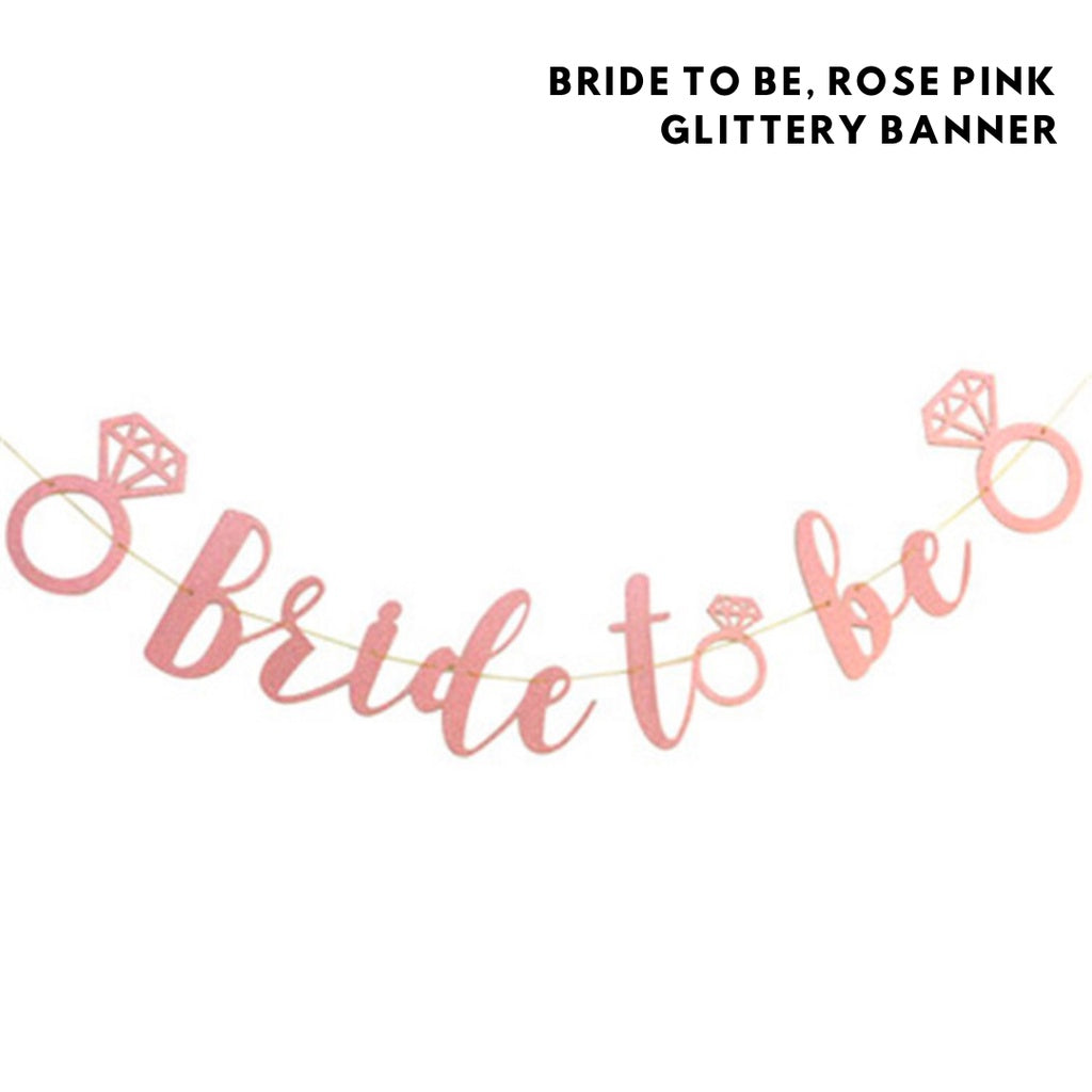 💍💖 BRIDE TO BE Rose Gold Essentials Hen's Party Night [READY STOCK IN SG]