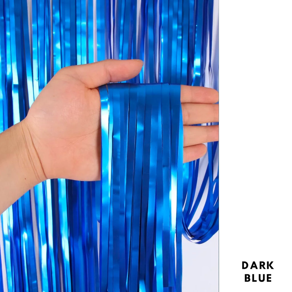 Tinsel Party Backdrop Premium Matte Finishing [READY STOCK IN SG]