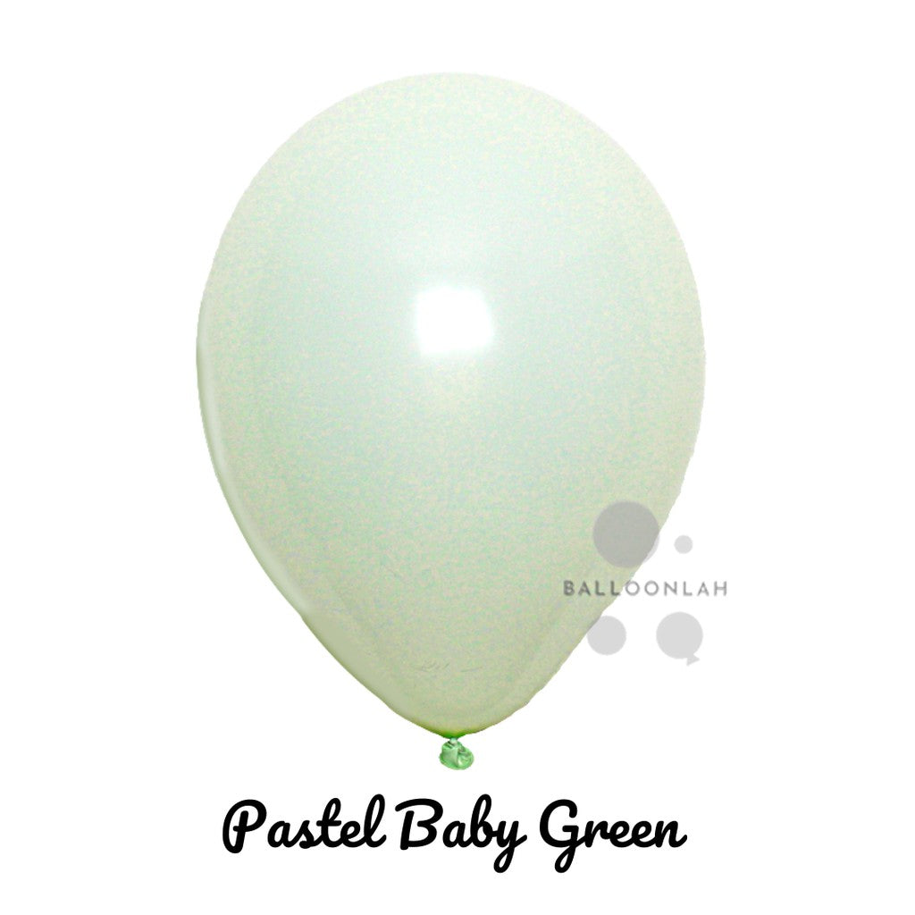 10" Pastel Colour Helium Latex Balloon [READY STOCK IN SG]
