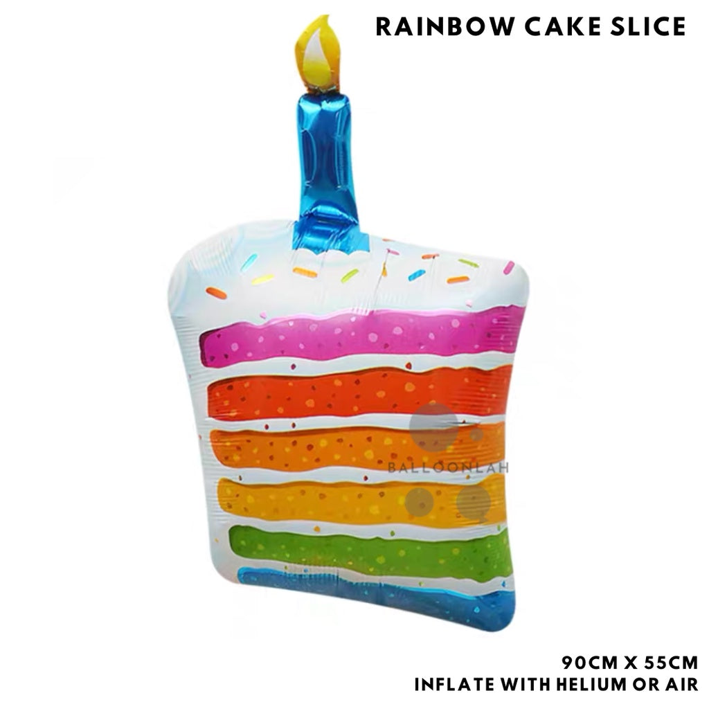 Birthday Cake Foil Balloon Birthday Decoration [READY STOCK IN SG]