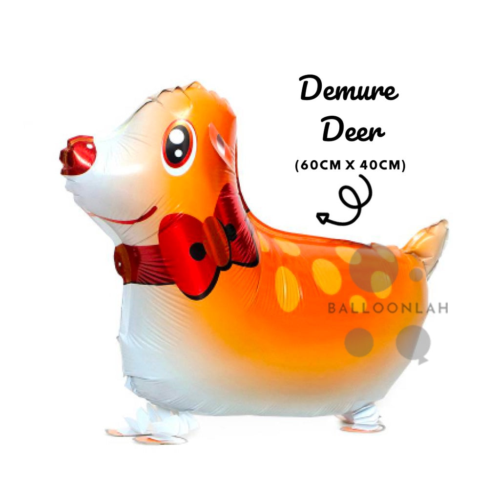 Walking Animal Balloon Walking Pet Helium Balloon Foil [READY STOCK IN SG]