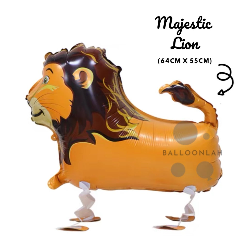 Walking Animal Balloon Walking Pet Helium Balloon Foil [READY STOCK IN SG]