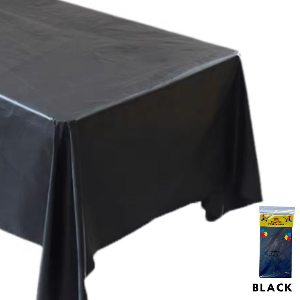 Disposable Colour Plastic Table Cloth Tablecloth [READY STOCK IN SG]