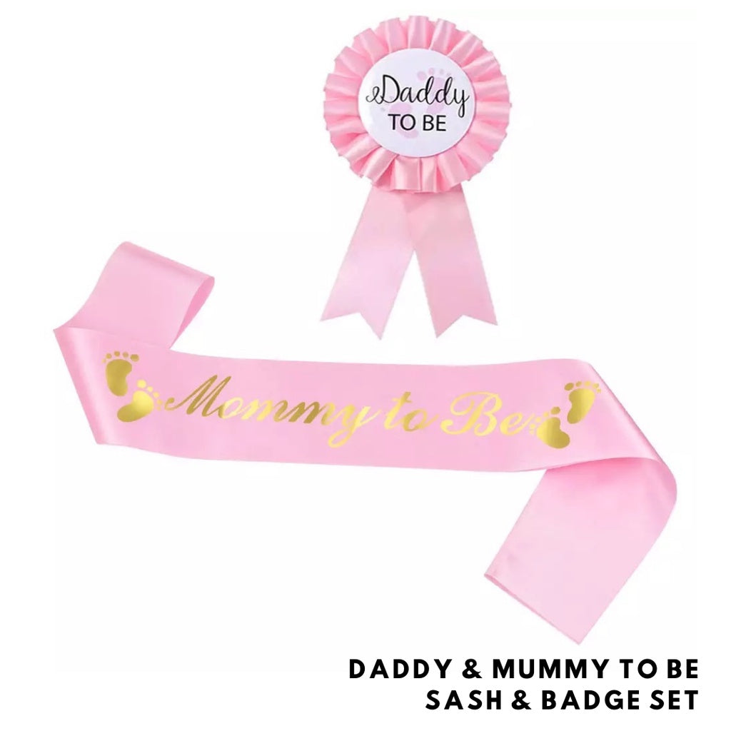 Baby Boy Baby Girl Party Decoration Balloons Sash Banner Baby Shower Gender Reveal [READY STOCK IN SG]