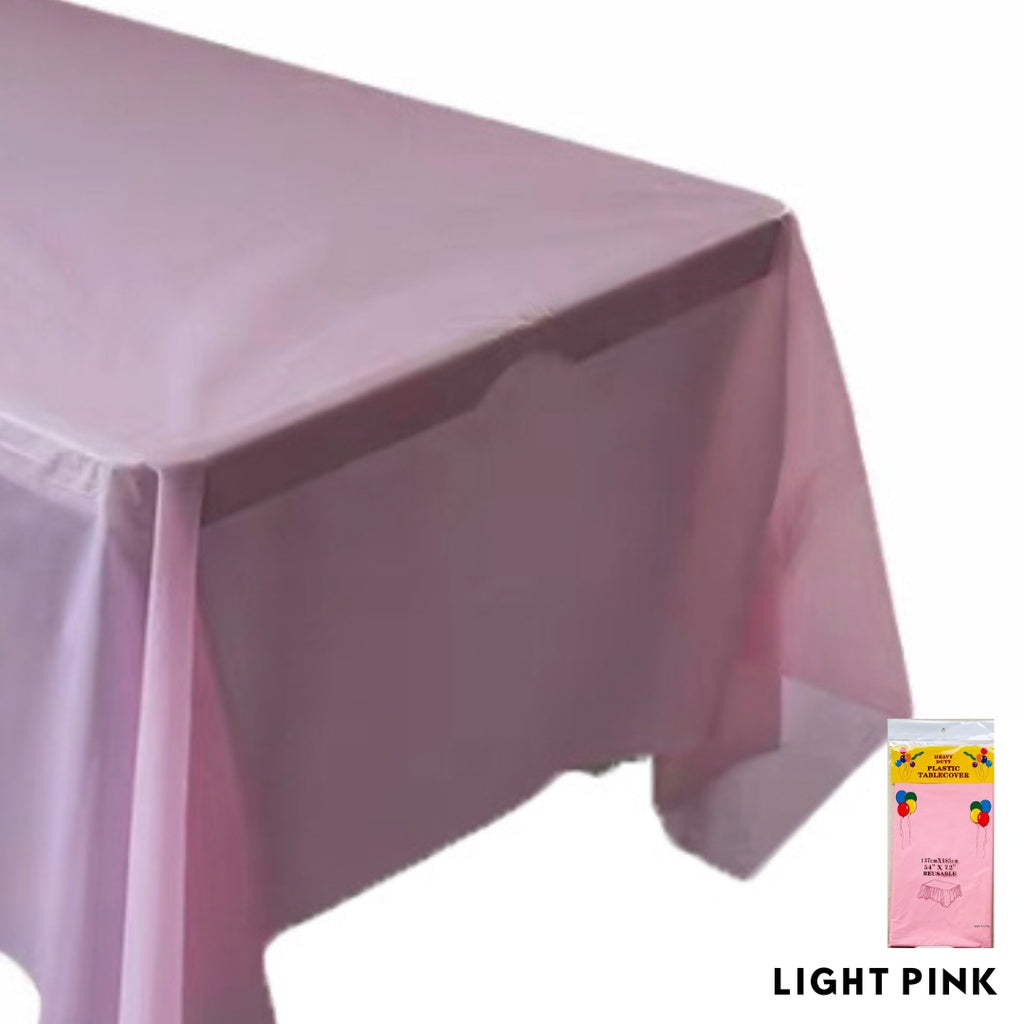 Disposable Colour Plastic Table Cloth Tablecloth [READY STOCK IN SG]