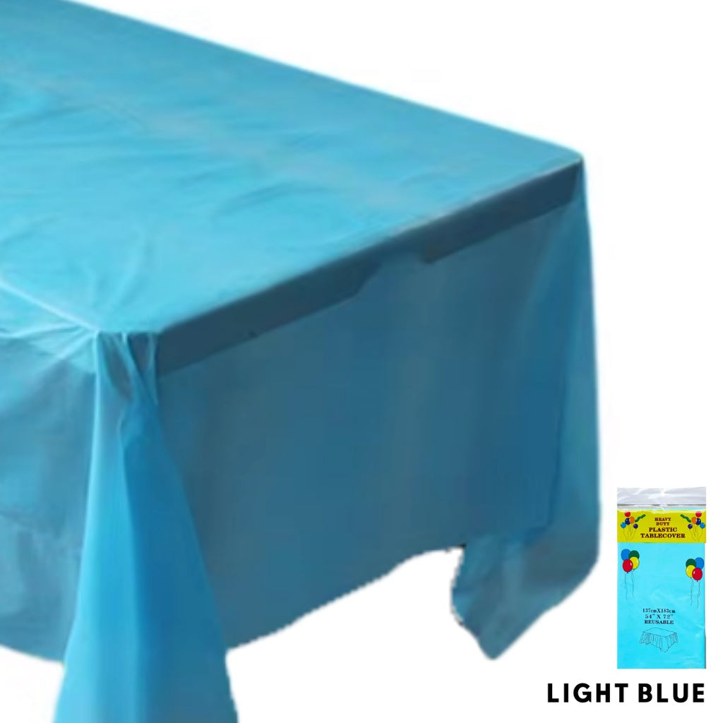 Disposable Colour Plastic Table Cloth Tablecloth [READY STOCK IN SG]