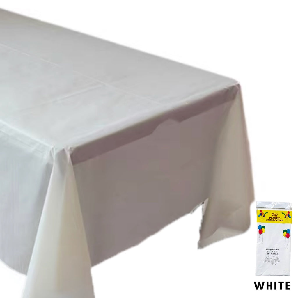 Disposable Colour Plastic Table Cloth Tablecloth [READY STOCK IN SG]