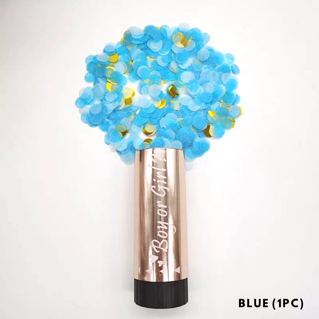 Confetti Cannon Party Popper for Gender Reveal Parties [READY STOCK IN SG]