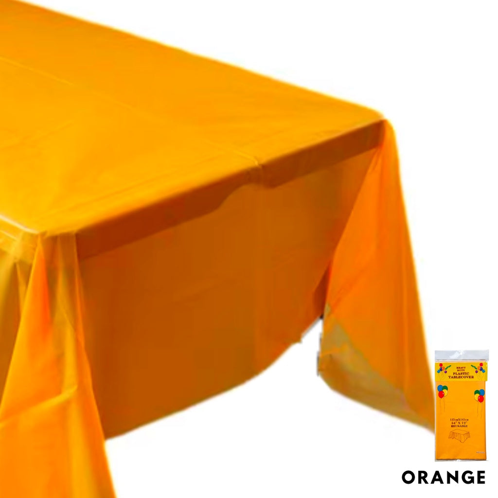 Disposable Colour Plastic Table Cloth Tablecloth [READY STOCK IN SG]