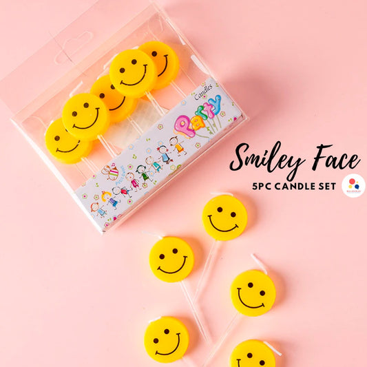 Smiley Emoji Candle Birthday Candles Cute [READY STOCK IN SG]