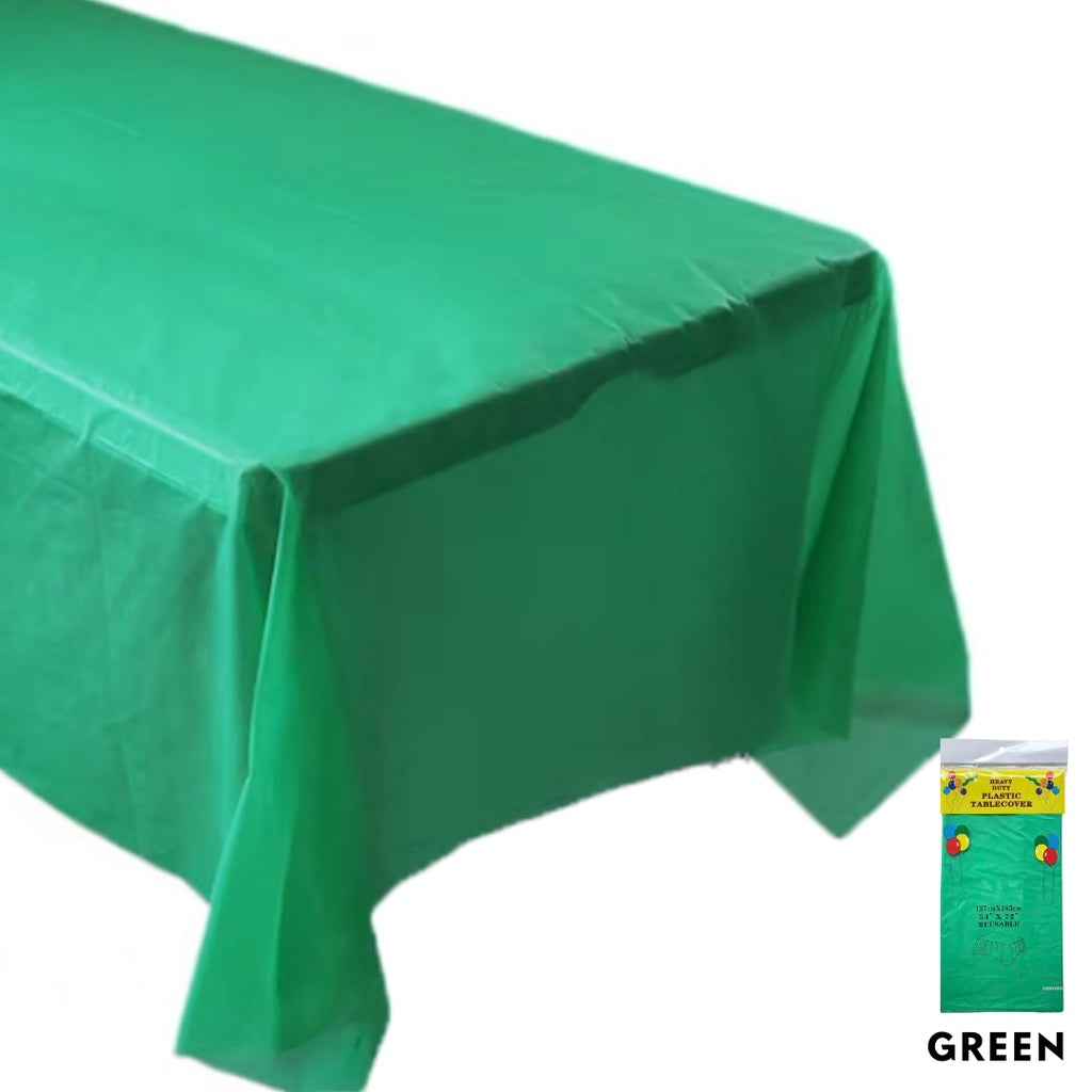 Disposable Colour Plastic Table Cloth Tablecloth [READY STOCK IN SG]