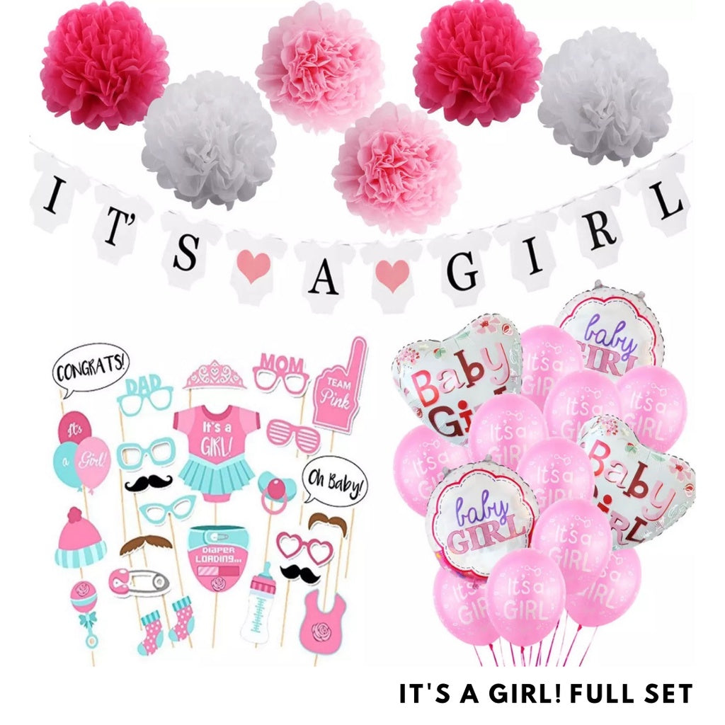 Gender Reveal Party Decoration Balloon Set Baby Shower [READY STOCK IN SG]
