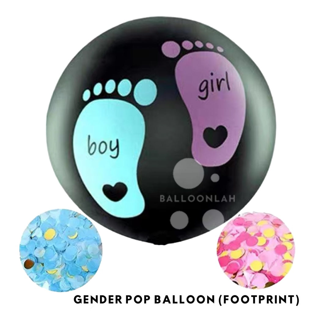 36-inch Jumbo Gender Reveal Balloon DIY [READY STOCK IN SG]