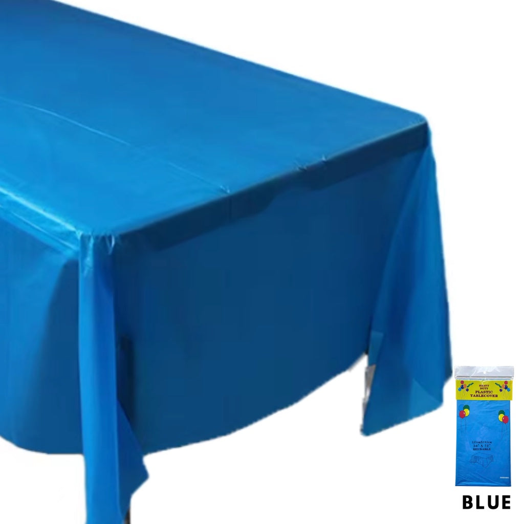 Disposable Colour Plastic Table Cloth Tablecloth [READY STOCK IN SG]