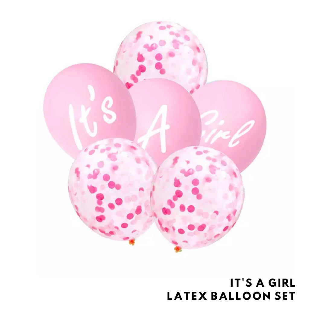 Baby Boy Baby Girl Party Decoration Balloons Sash Banner Baby Shower Gender Reveal [READY STOCK IN SG]