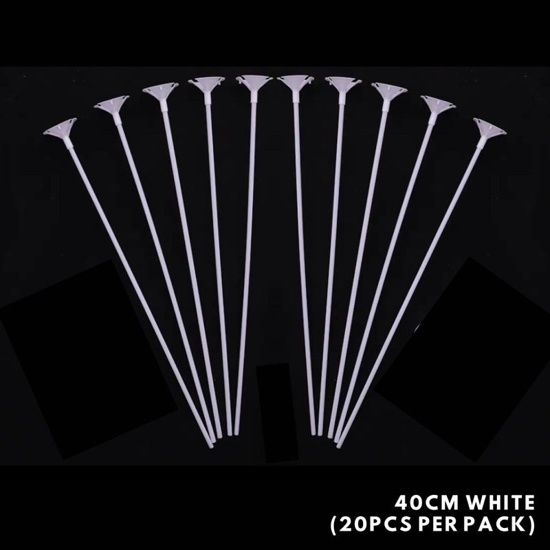 20PCS Balloon Sticks Latex Balloon [READY STOCK IN SG]