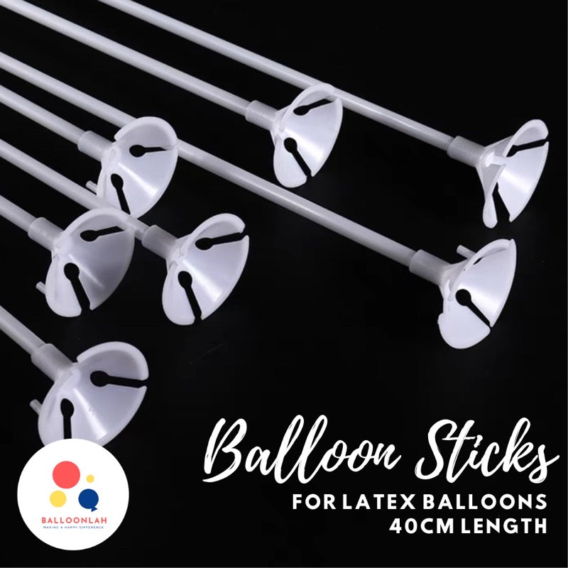 20PCS Balloon Sticks Latex Balloon [READY STOCK IN SG]