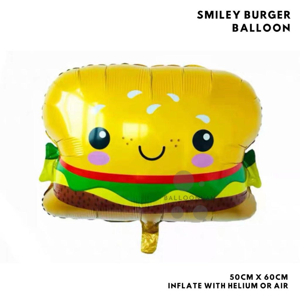Ice Cream Popsicle Donut Cake Burger Pizza Popcorn Foil Balloon Garland Birthday Decoration [READY STOCK IN SG]