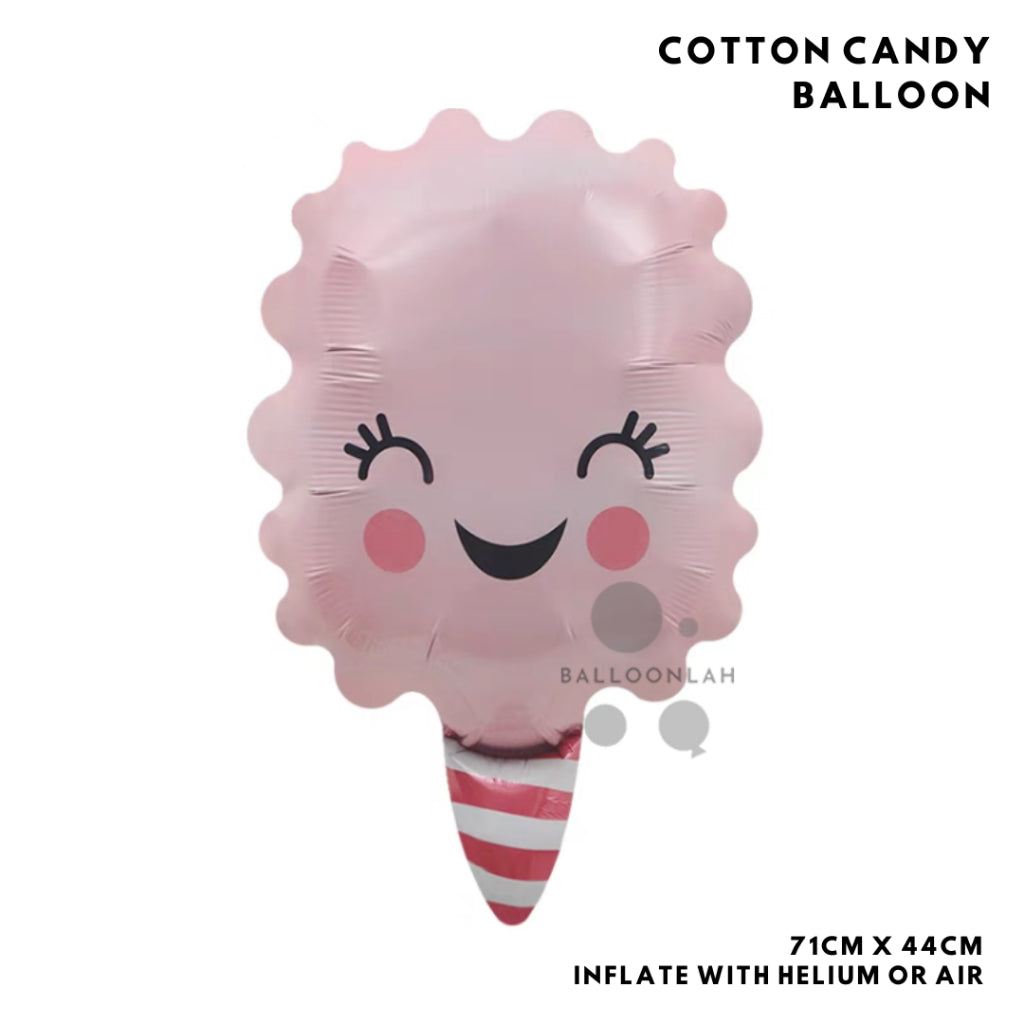 Ice Cream Popsicle Donut Cake Burger Pizza Popcorn Foil Balloon Garland Birthday Decoration [READY STOCK IN SG]