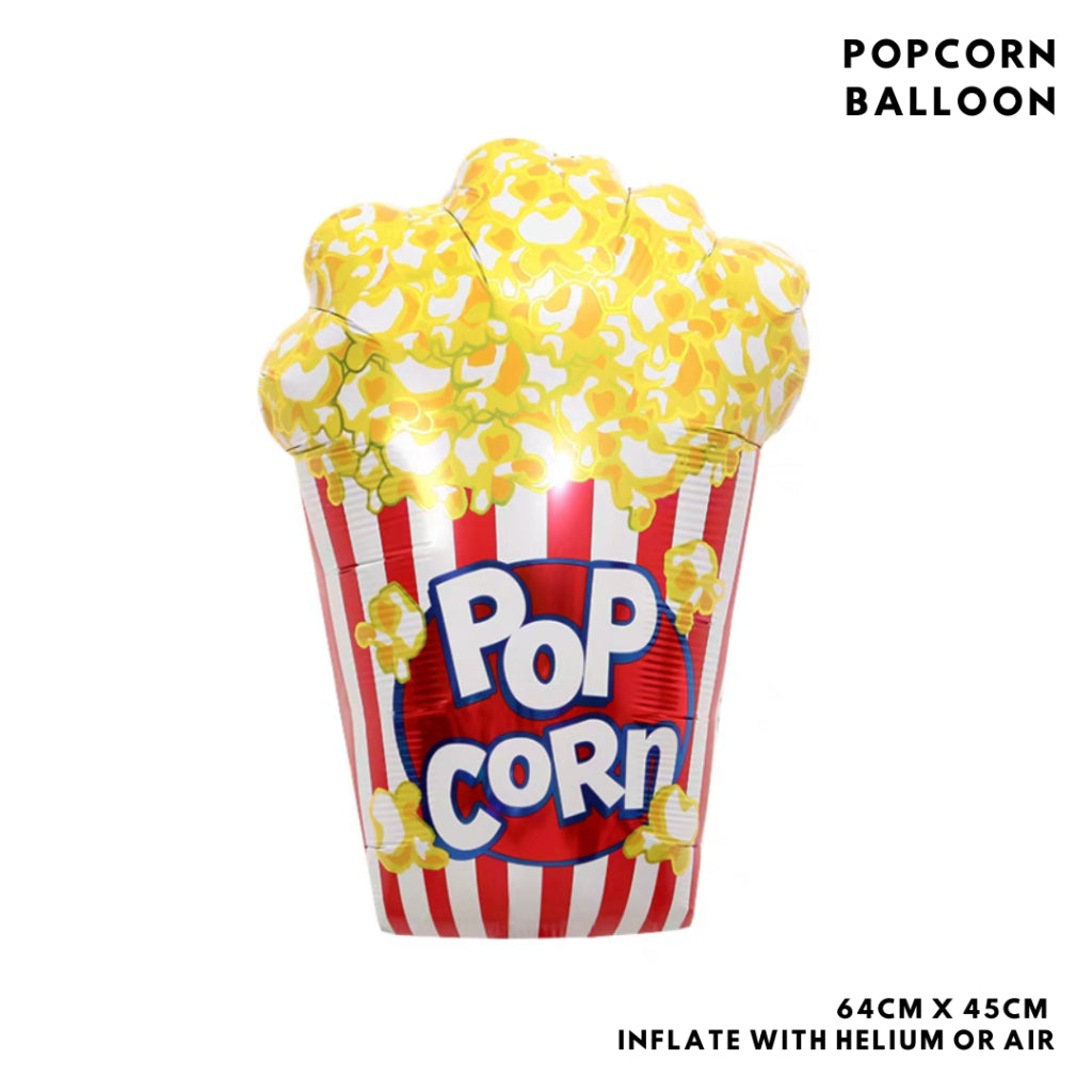 Ice Cream Popsicle Donut Cake Burger Pizza Popcorn Foil Balloon Garland Birthday Decoration [READY STOCK IN SG]