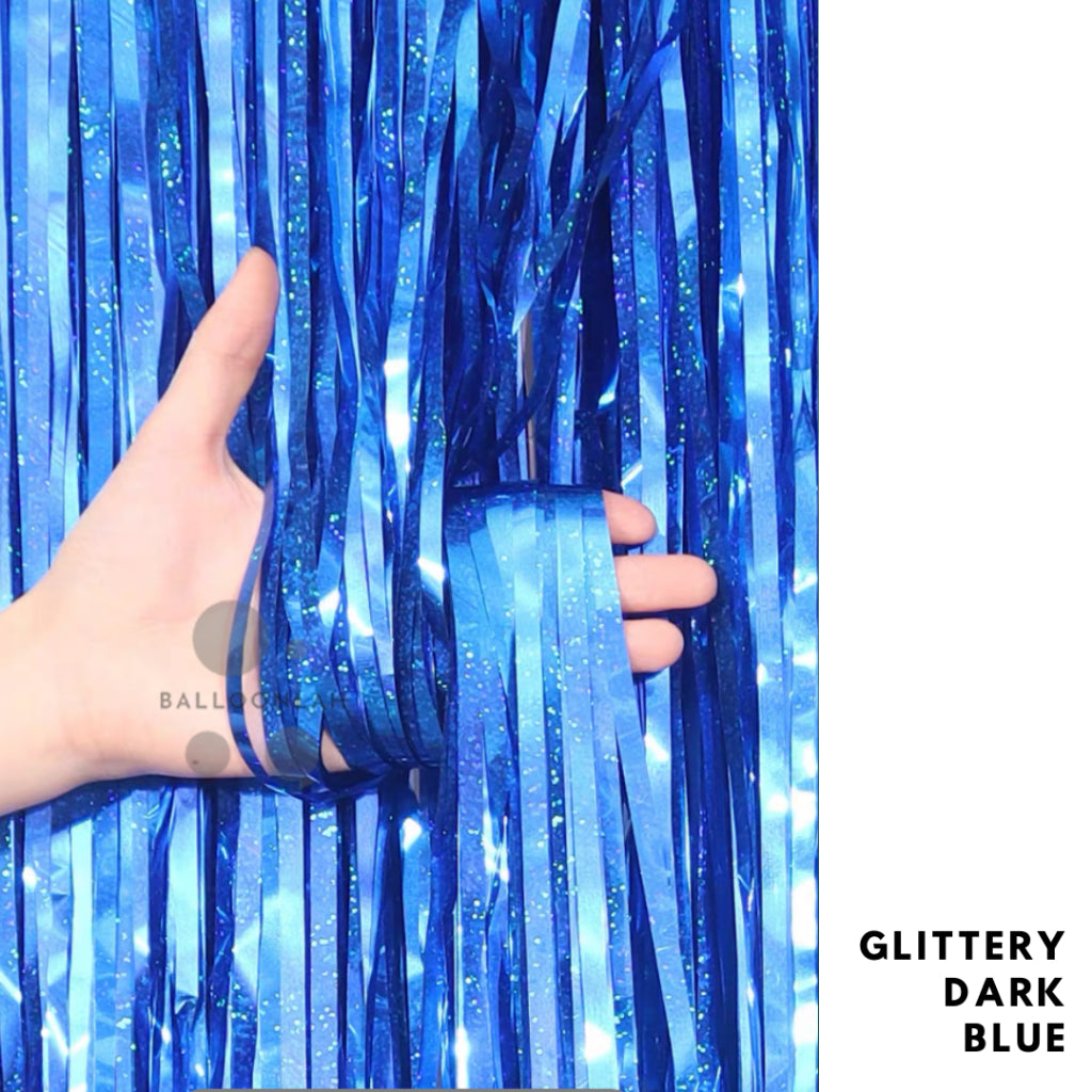 Tinsel Party Backdrop Premium Glittery Finishing [READY STOCK IN SG]