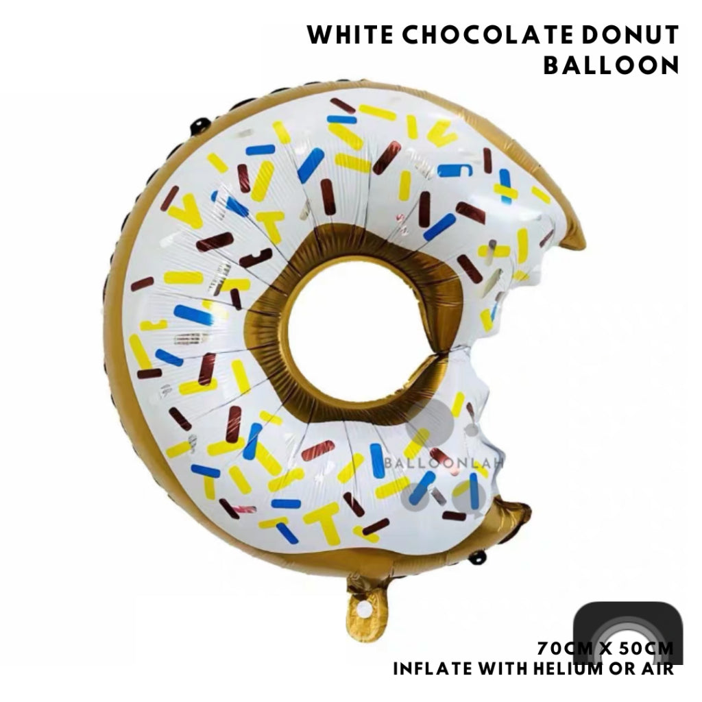 Ice Cream Popsicle Donut Cake Burger Pizza Popcorn Foil Balloon Garland Birthday Decoration [READY STOCK IN SG]