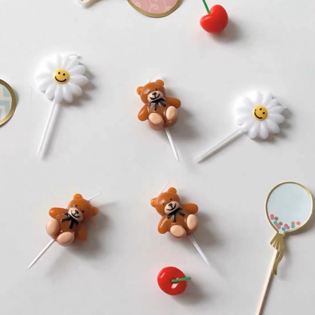 Cuddly Bear Candle Birthday Candles Cute [READY STOCK IN SG]