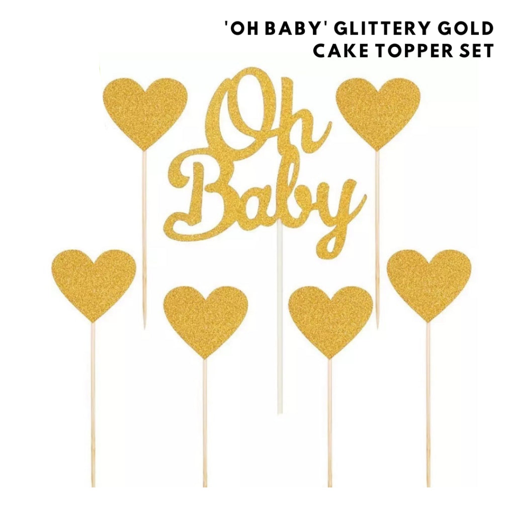 Baby Shower Gold Themed Party Decoration Balloon Set [READY STOCK IN SG]