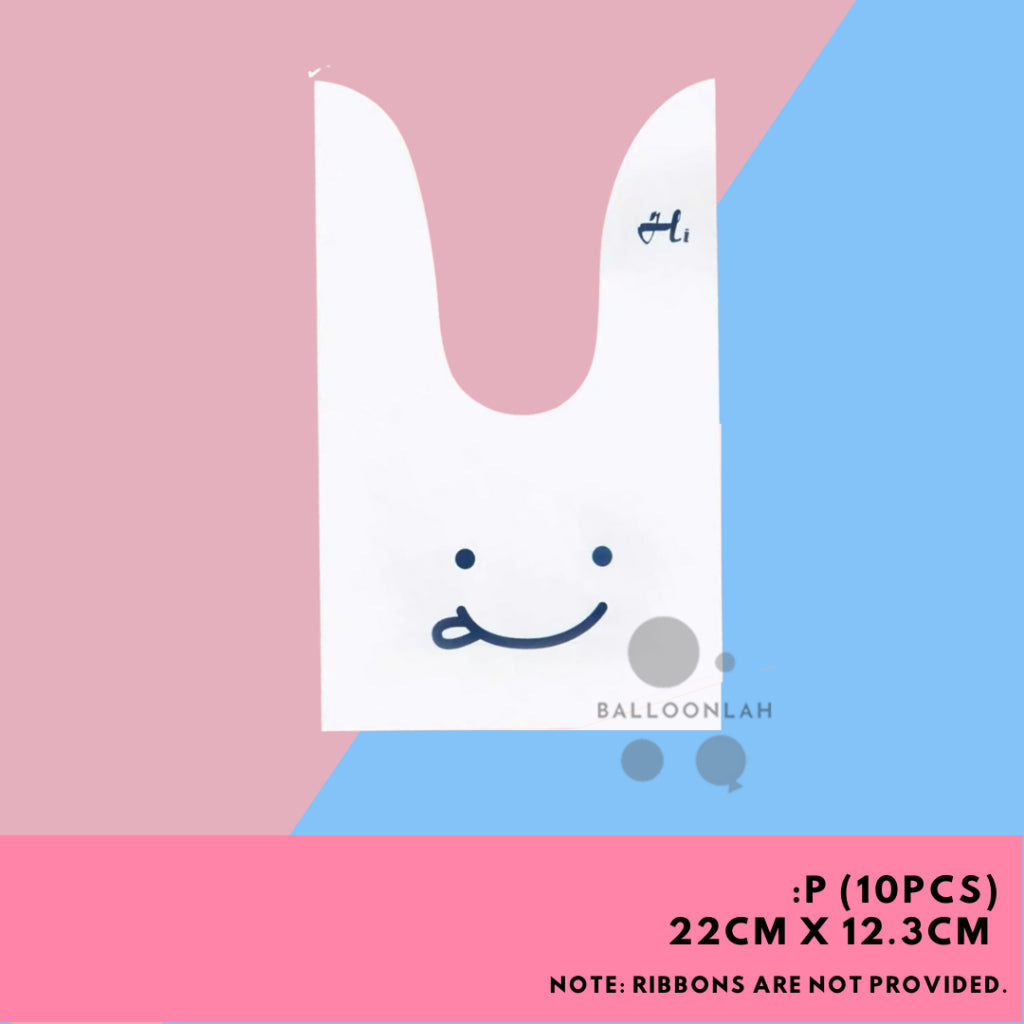 Goodie Bag Bunny Ear Kids Snack Bag [READYS TOCK IN SG]
