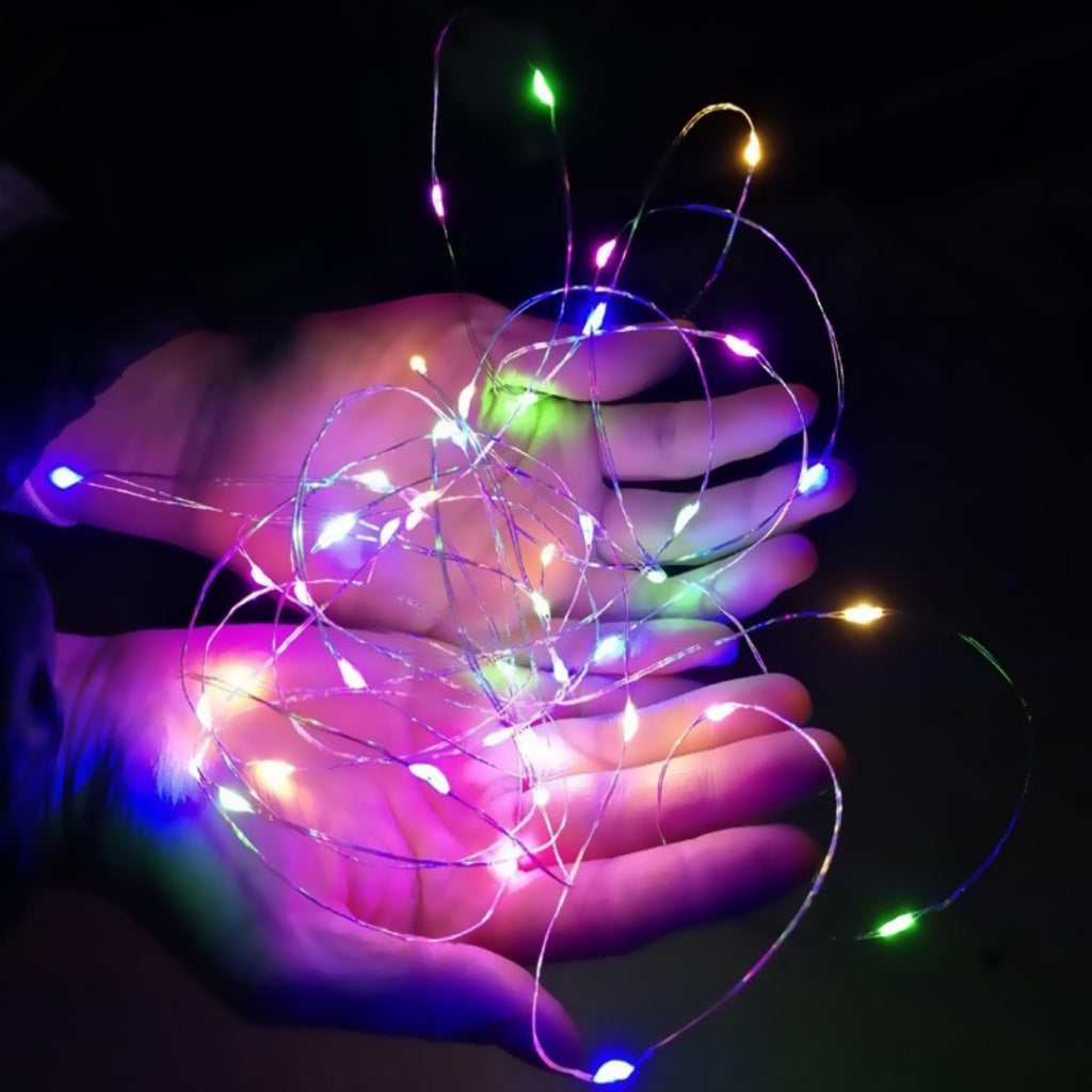 2M/3M/5M/10M Copper Fairy Lights Battery Indoor Outdoor Wedding Proposal Birthday Party Lights [READY STOCK IN SG]