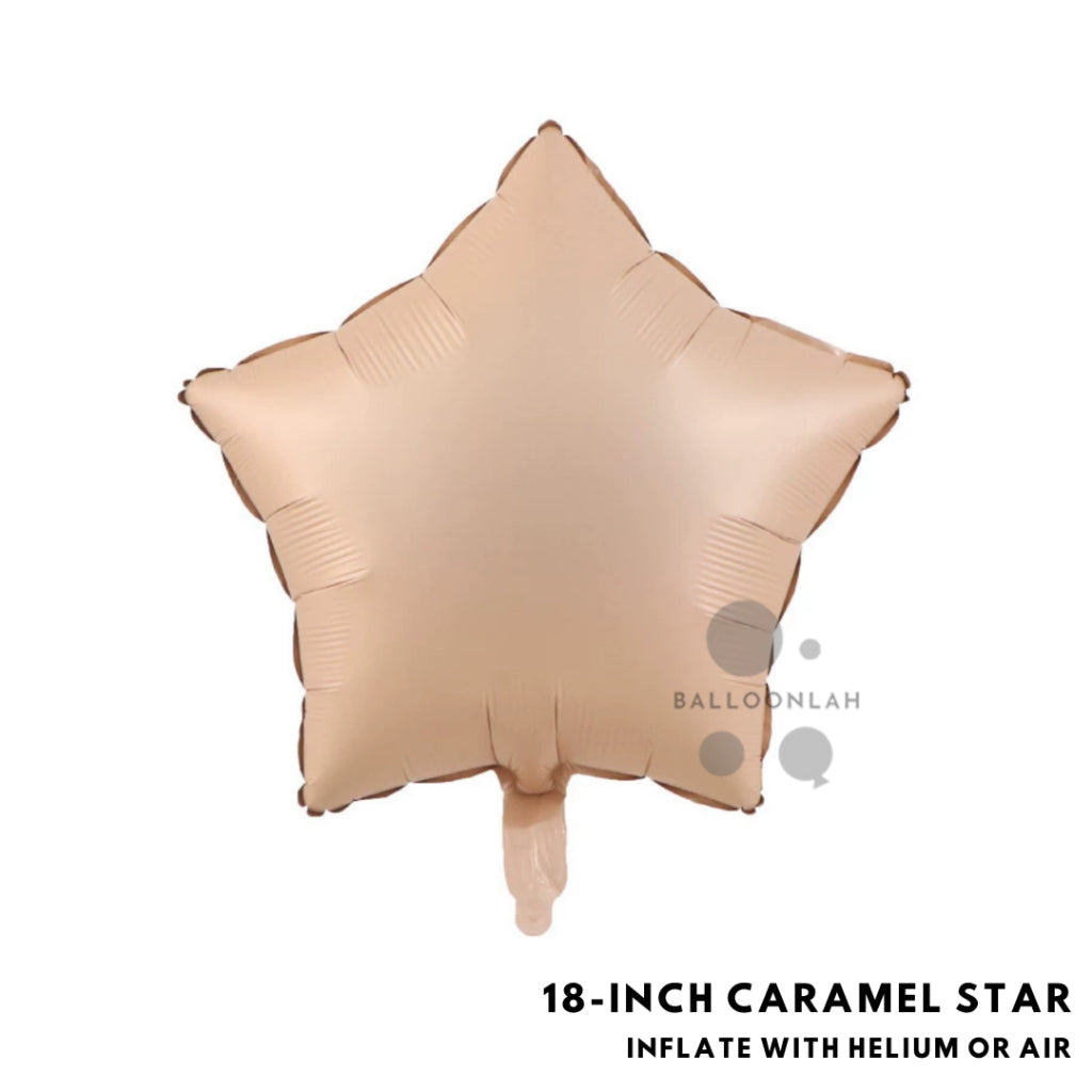 40-inch Cream Caramel Number Foil Balloons INS Helium [READY STOCK IN SG]