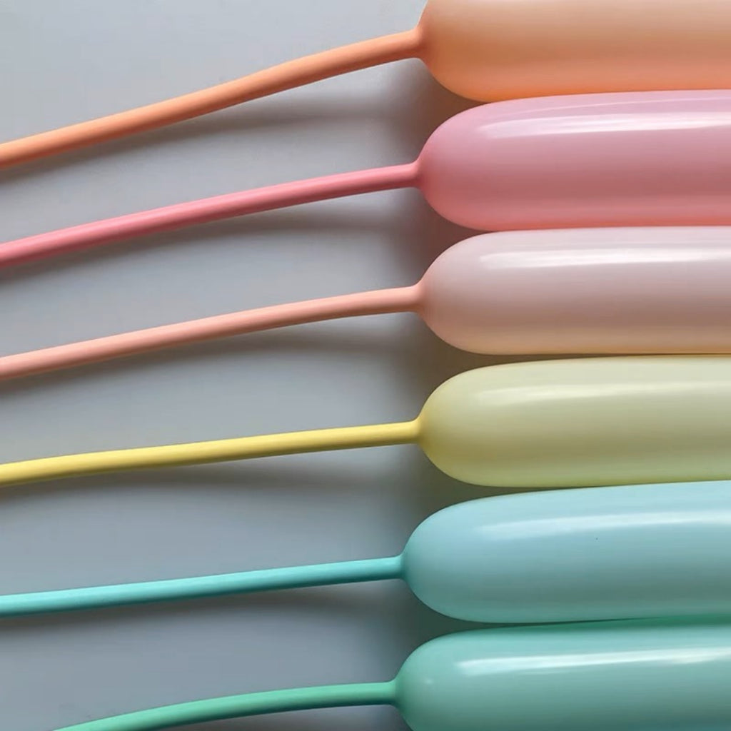 260 mm Pastel Colour Long Latex Balloons Twisting Balloon Sculpture [READY STOCK IN SG]