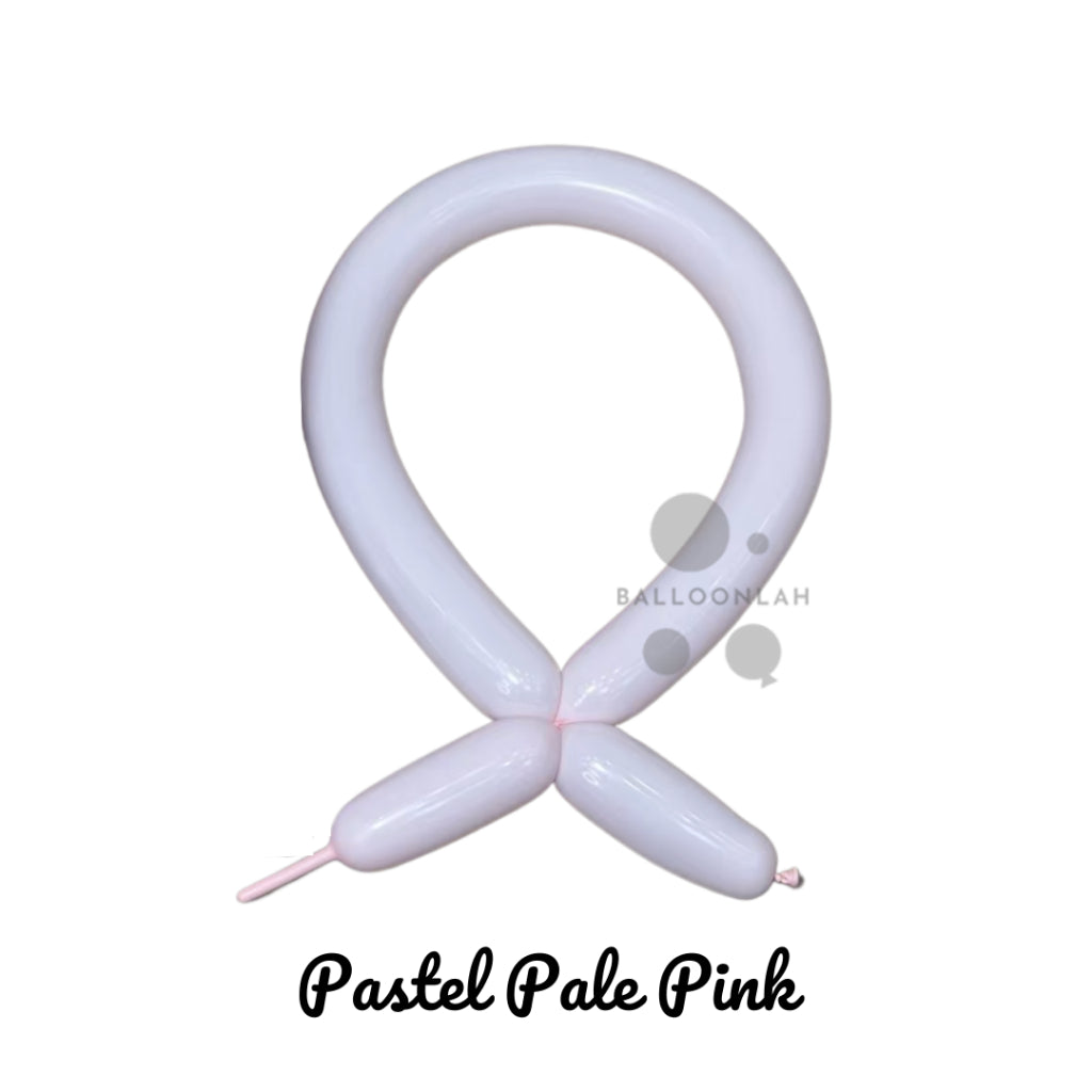 260 mm Pastel Colour Long Latex Balloons Twisting Balloon Sculpture [READY STOCK IN SG]
