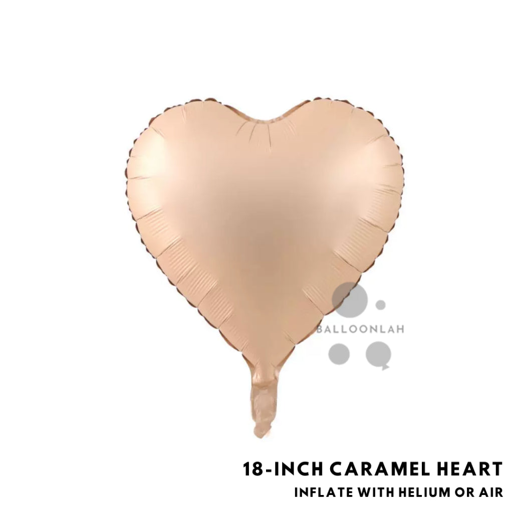 40-inch Cream Caramel Number Foil Balloons INS Helium [READY STOCK IN SG]